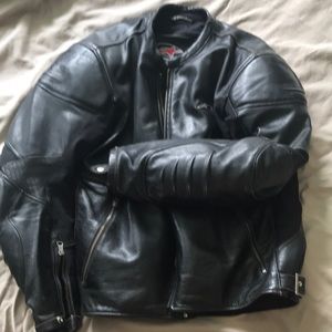 Alpine Star Leather Motorcycle Jacket